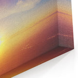 Serene Sunset Wall Art – Golden Horizon & Vibrant Sky