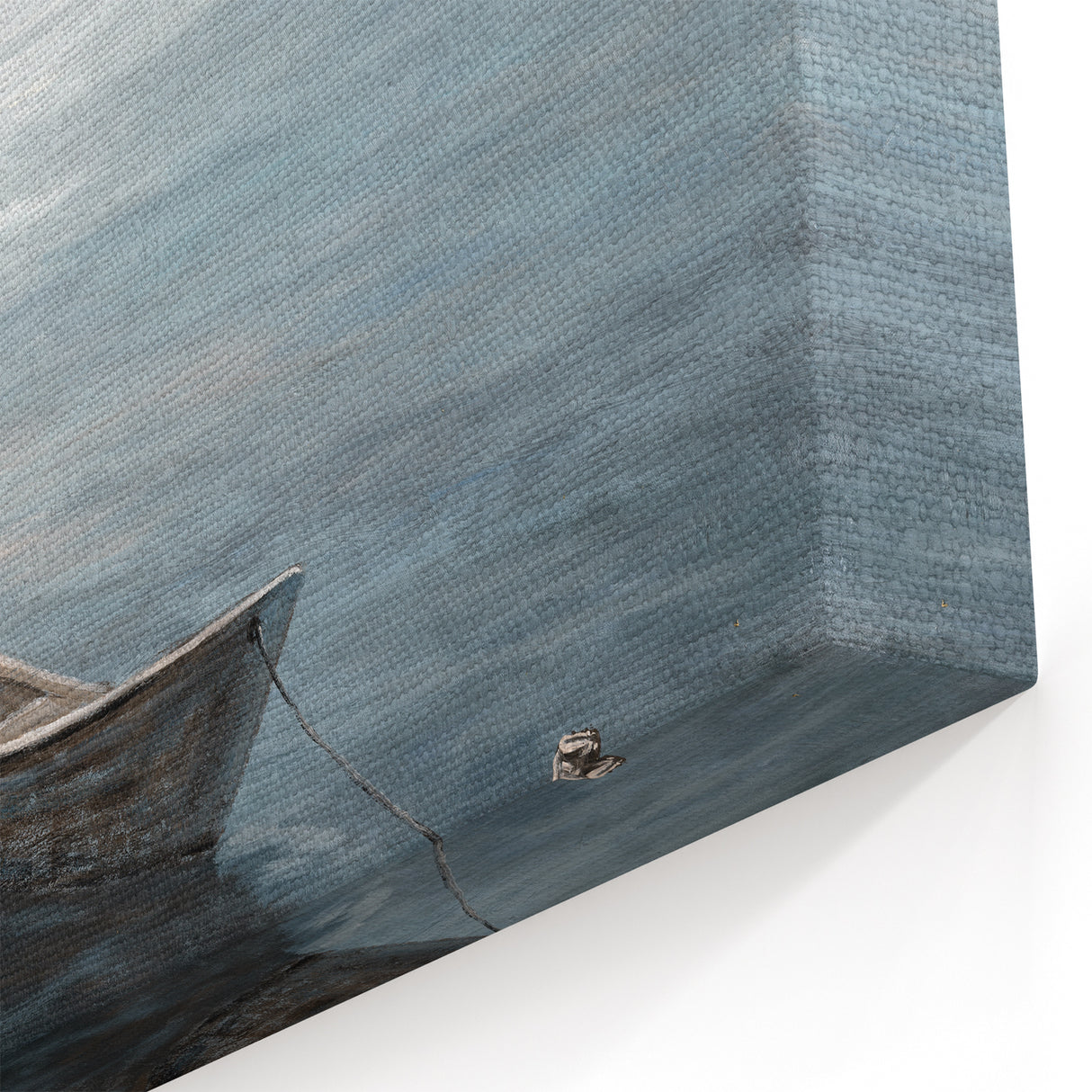 Tranquil Nature Canvas Prints – Serene Boat on Calm Waters