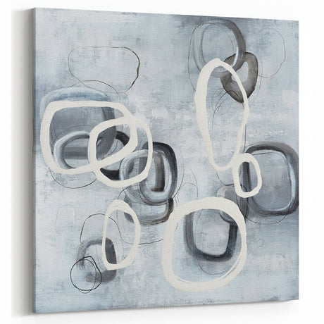 Modern Monochrome Wall Art – Abstract Geometric Design