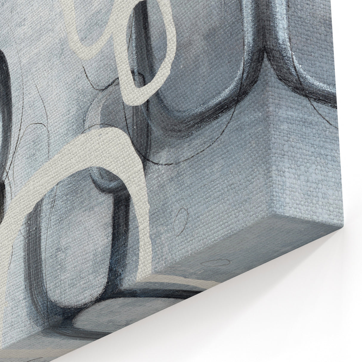 Modern Monochrome Wall Art – Abstract Geometric Design