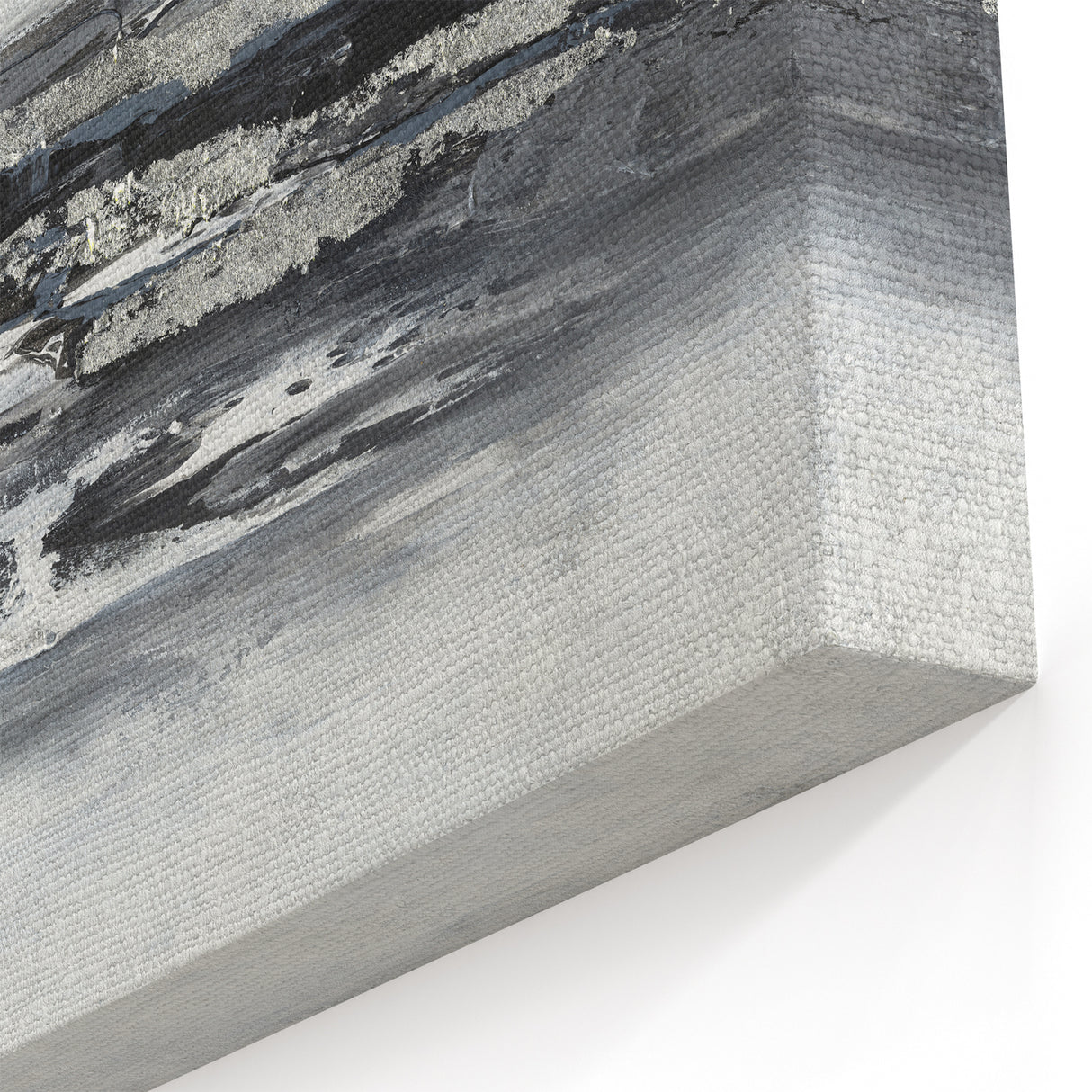 Calming Landscape Acrylic Print – Monochrome Abstract Art