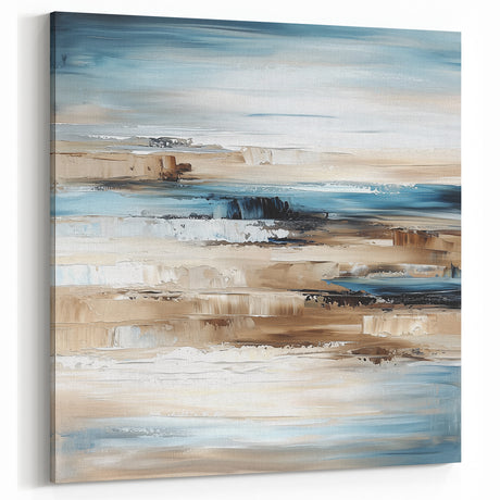 Serene Landscape Wall Art – Calming Coastal Acrylic Print