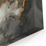 High-End Abstract Canvas Prints – Black, Gold & Gray Modern Art