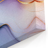 Elegant Abstract Wall Art – Light Blue & Lilac Luxury Print