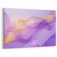 Premium Abstract Canvas Prints – Purple & Gold Luxury Wall Art