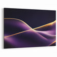 High-End Abstract Canvas Prints – Plum & Gold Luxury Wall Art