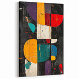 Modern Abstract Expressionist Wall Art – Geometric Canvas Print