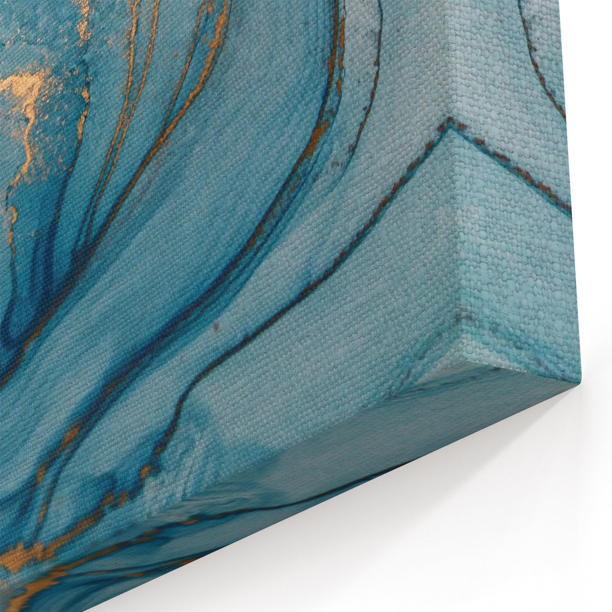 Elegant Abstract Art Designs – Royal Blue & Gold Wall Art