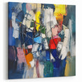 Dynamic Abstract Expressionist Wall Art – Textured Canvas Print