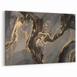 Sophisticated Abstract Art Designs – Black & Gold Canvas Print