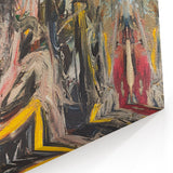 Expressive Abstract Expressionist Wall Art – Bold Textured Canvas