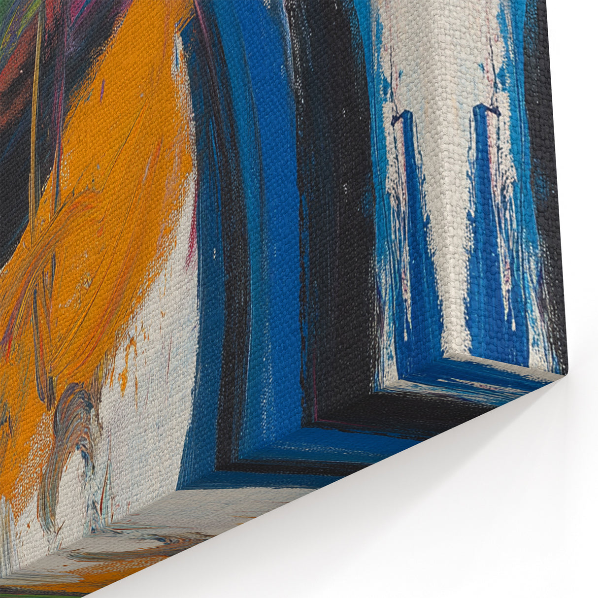 Vibrant Abstract Expressionist Wall Art – Bold Colorful Canvas