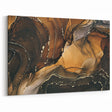 Upscale Abstract Art Collection – Brown & Gold Luxury Canvas