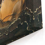 Upscale Abstract Art Collection – Brown & Gold Luxury Canvas