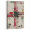 Geometric Abstract Expressionist Wall Art – Textured Modern Canvas