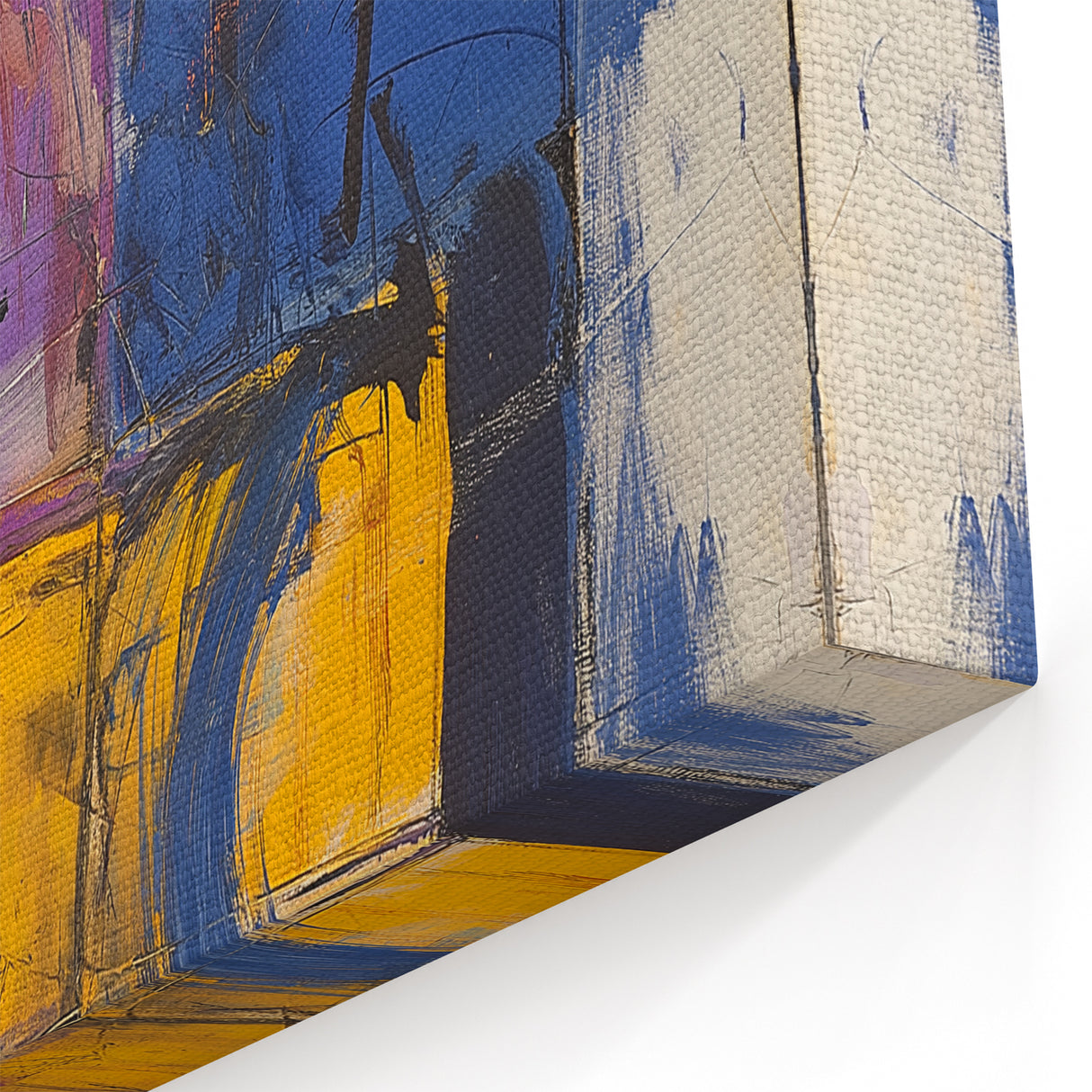 Modern Abstract Expressionist Wall Art – Bold Colorful Canvas