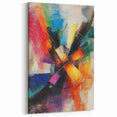Vibrant Abstract Expressionist Wall Art – Multicolor Canvas Print