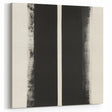 Minimalist Abstract Geometric Wall Art – Black & White Canvas Print