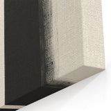 Minimalist Abstract Geometric Wall Art – Black & White Canvas Print