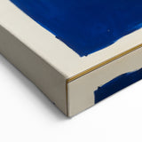 Minimalist Abstract Geometric Wall Art – Royal Blue Modern Print