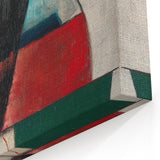 Vertical () (CopyColorful Abstract Geometric Wall Art – Modern Cubist Canvas