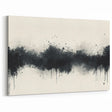 Large Black and White Abstract Wall Art - Monochrome Canvas Painting