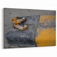 Metropolitan Photography Art – Urban Shoes on Yellow Curb Print