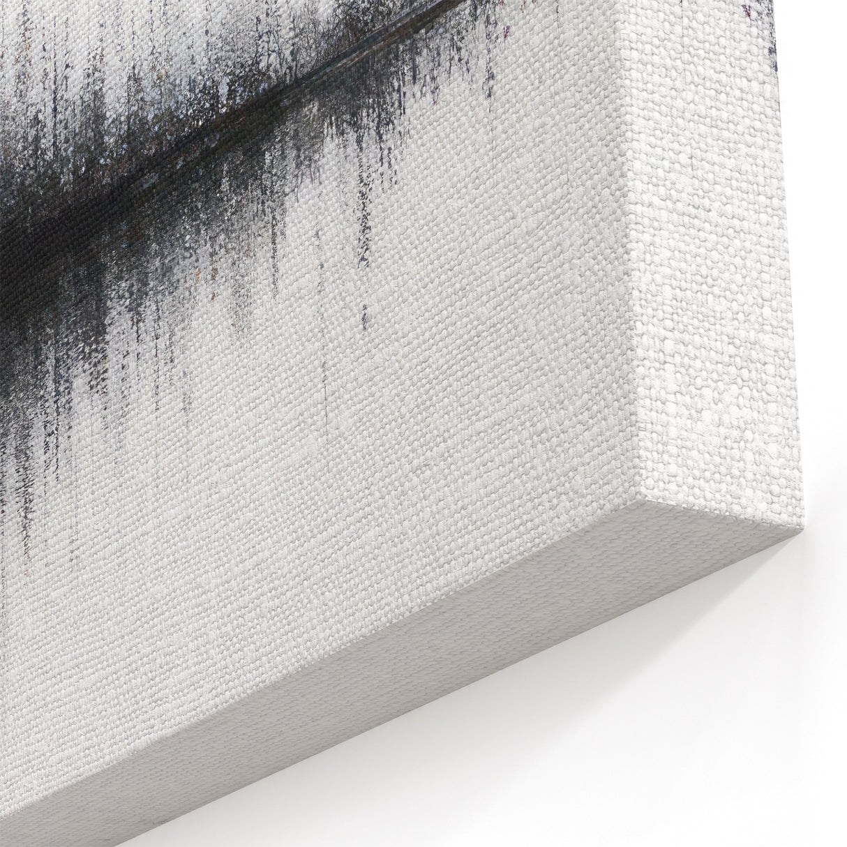 Black and White Abstract Landscape Art - Modern Minimalist Print