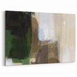 Earthen Harmony Abstracts - Earthy Green & Brown Abstract Wall Art