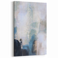 Earthen Harmony Abstracts - Soft Blue & Beige Abstract Wall Art