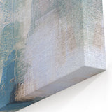Earthen Harmony Abstracts - Soft Blue & Beige Abstract Wall Art