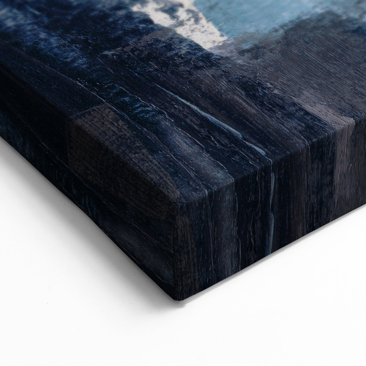 Earthen Harmony Abstracts - Soft Blue & Beige Abstract Wall Art