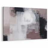 Earthen Harmony Abstracts - Monochrome & Taupe Abstract Wall Art