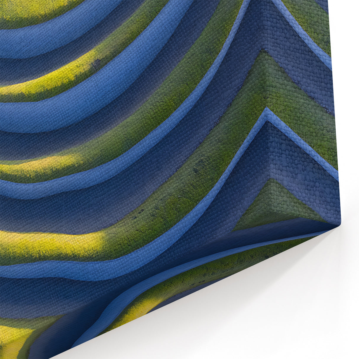 Abstract Minimalist Landscape Art – Modern Organic Waves Print
