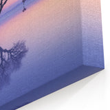 Serene Minimalist Landscape Art – Twilight Reflection Print