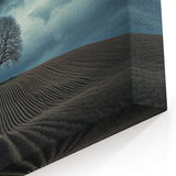 Black and White Minimalist Landscapes – Dramatic Stormy Tree Print