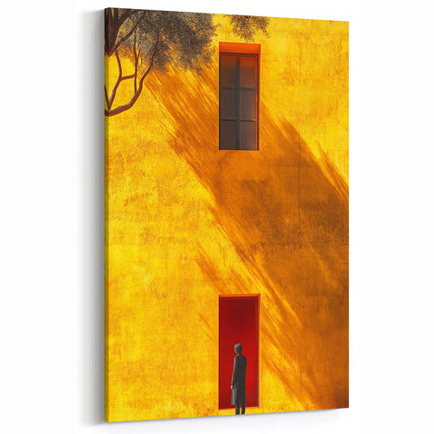 Contemporary Minimalist Landscape Decor – Vibrant Urban Wall Print