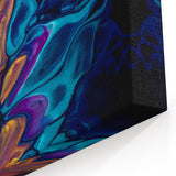 Vibrant Fluid Abstract Wall Art – Modern Fluid Art Prints Canvas