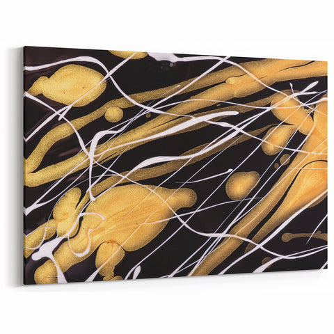 Contemporary Fluid Art Print – Luxurious Abstract Wall Decor