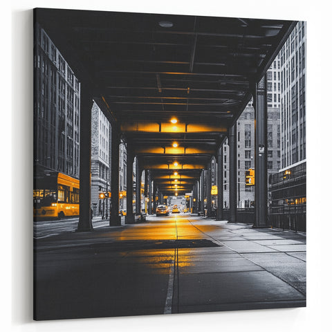 Modern Cityscape Wall Art – Urban Skyline Canvas Prints