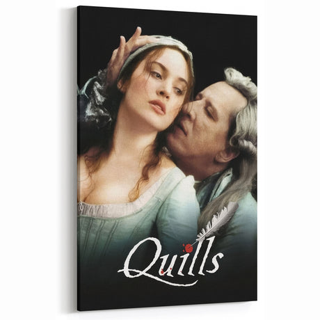 Classic 2000s Film Art – Quills Vintage Movie Poster Wall Art