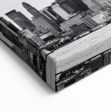 Urban Skyline Canvas Print – Contemporary City Wall Decor Art