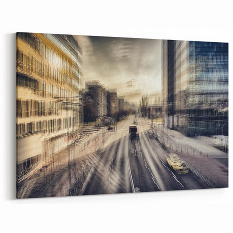 Vibrant Cityscape Canvas Prints – Contemporary Urban Scenery Art
