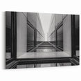 Urban Architectural Wall Art – Modern Black and White Print