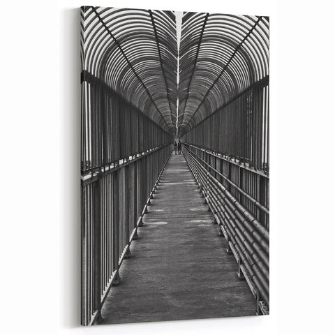 Contemporary City Wall Decor – Black and White Urban Print
