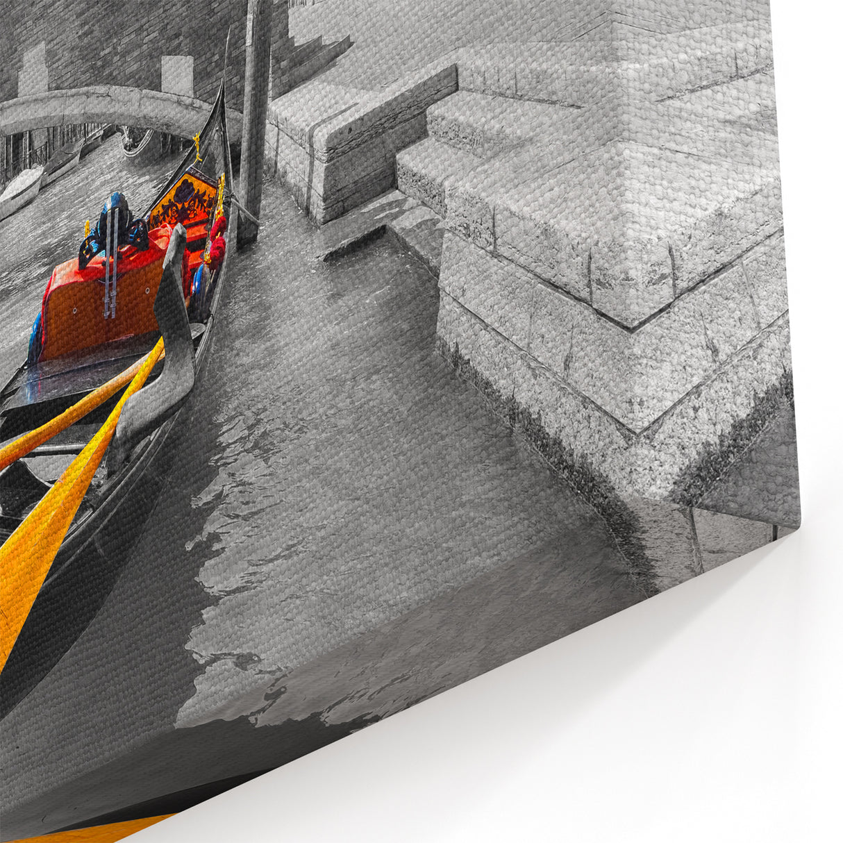 Cityscape Photography Prints – Vibrant Venice Gondola Wall Art