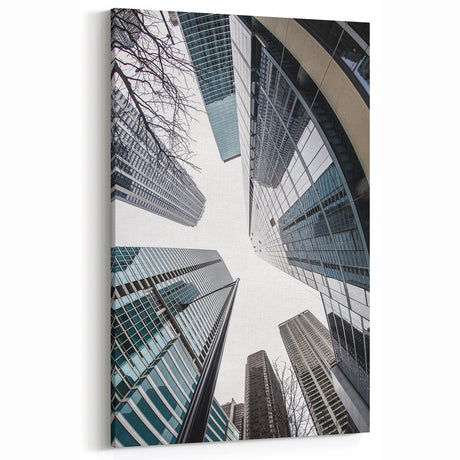 Urban Skyline Canvas Prints – Modern Architectural Cityscape