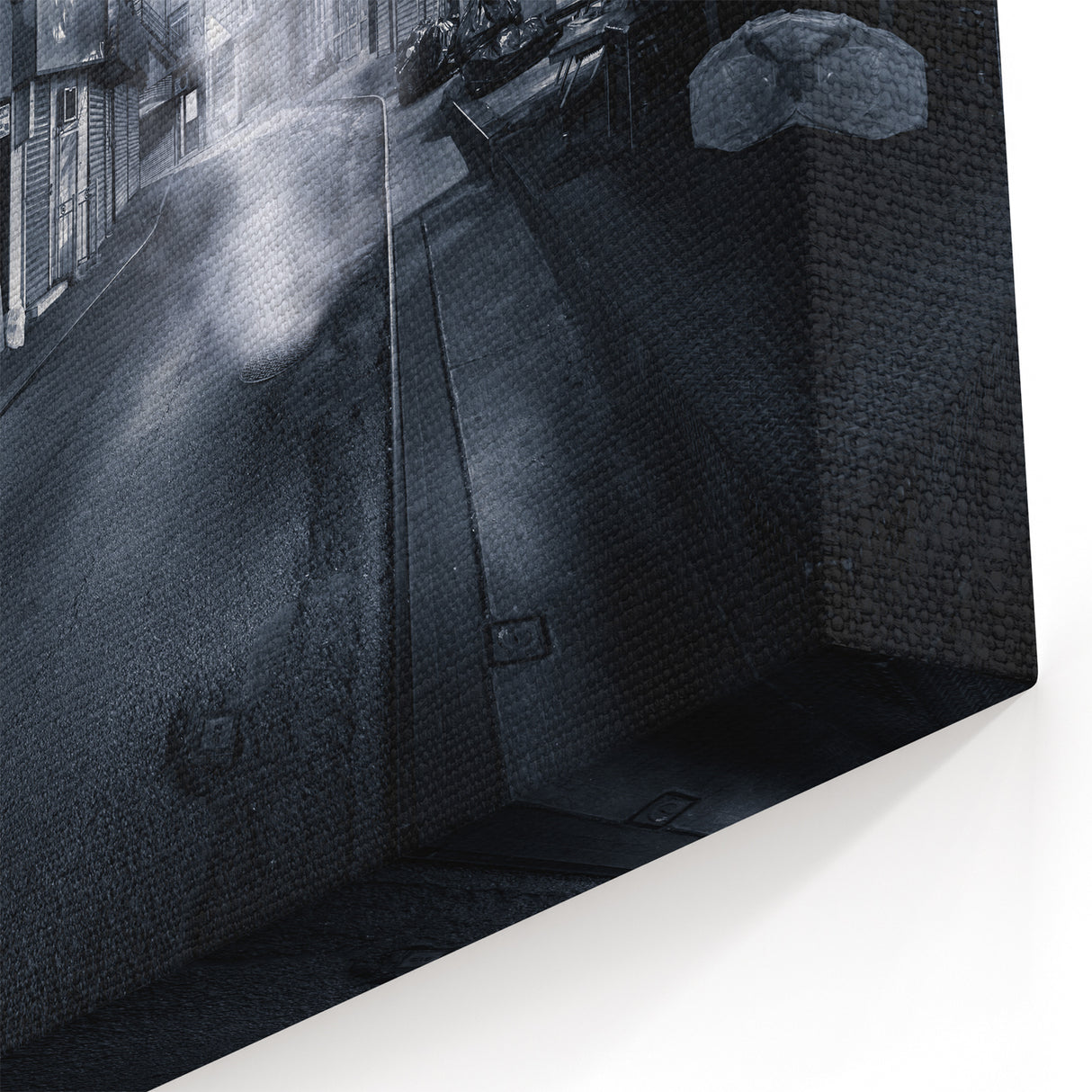 City Skyline Wall Art – Cinematic Moody Night Street Print