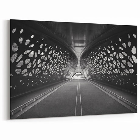 Modern Urban Landscape Art - Abstract City Tunnel Photography