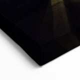 Urban Skyline Canvas Prints - Golden City Night Photography